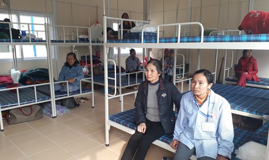 bệnh nhân tại nhà lưu trú bệnh viện K (Ảnh: Thùy Linh)